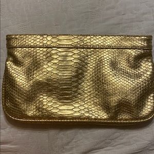 Gold Snake Guess Clutch
